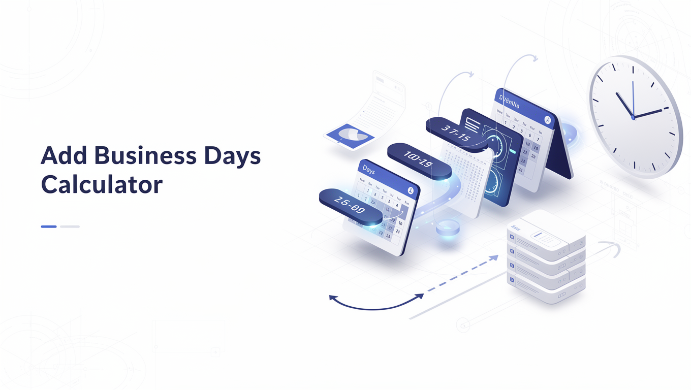 Add Business Days Calculator preview