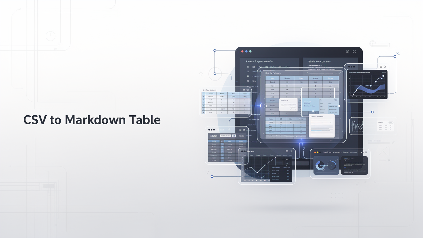 CSV to Markdown Table preview