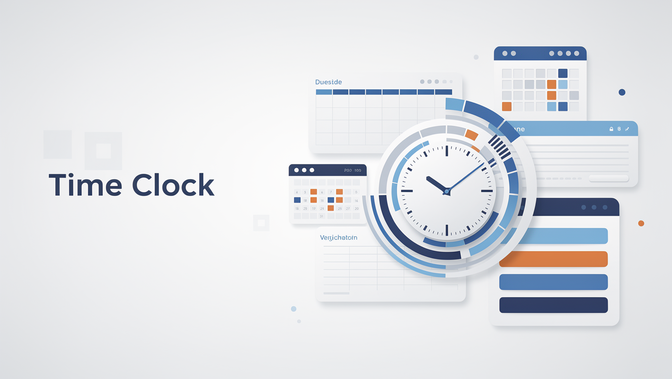 Current Time Clock preview