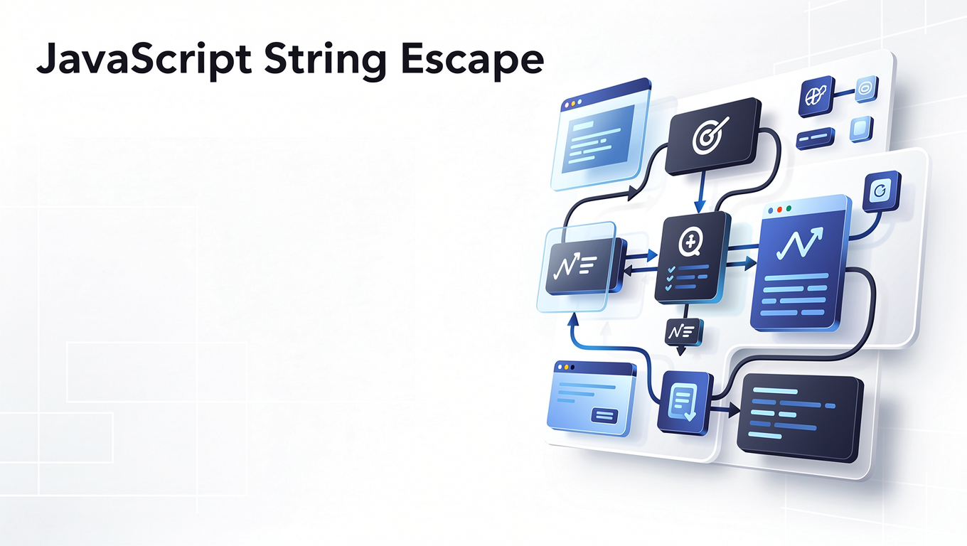 JavaScript String Escape preview