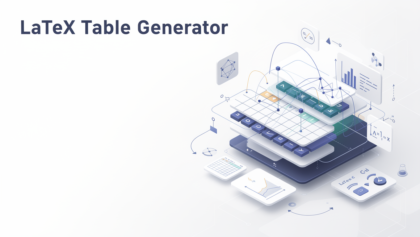 LaTeX Table Generator preview