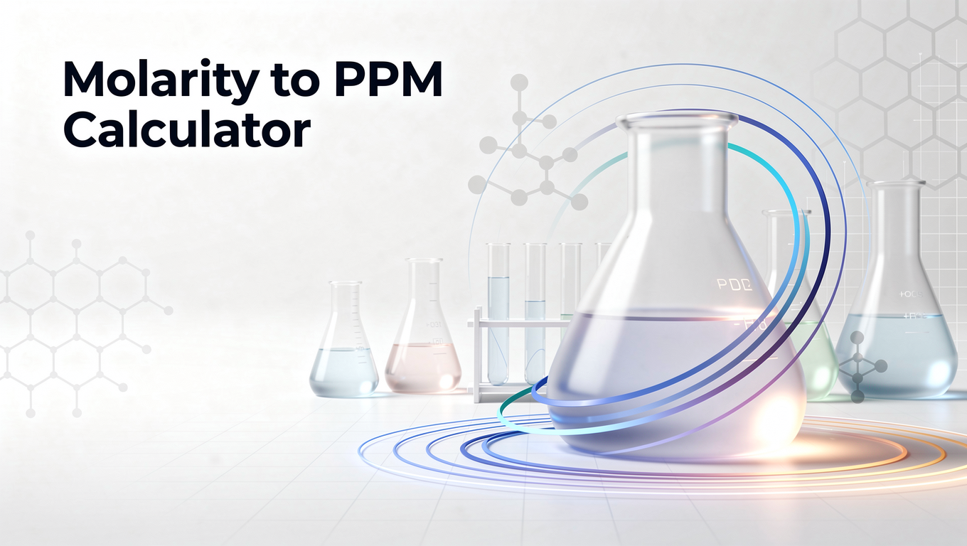 Molarity to PPM Calculator preview