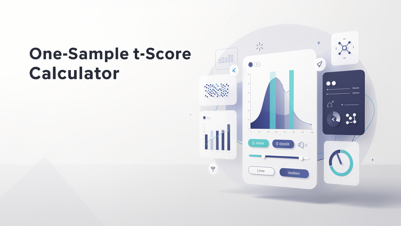 One-Sample t-Score Calculator preview
