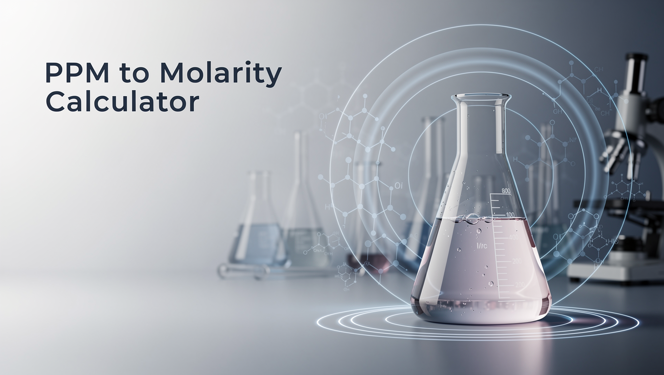 PPM to Molarity Calculator preview