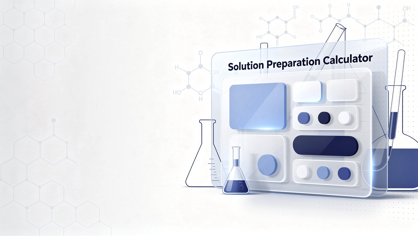Solution Preparation Calculator preview