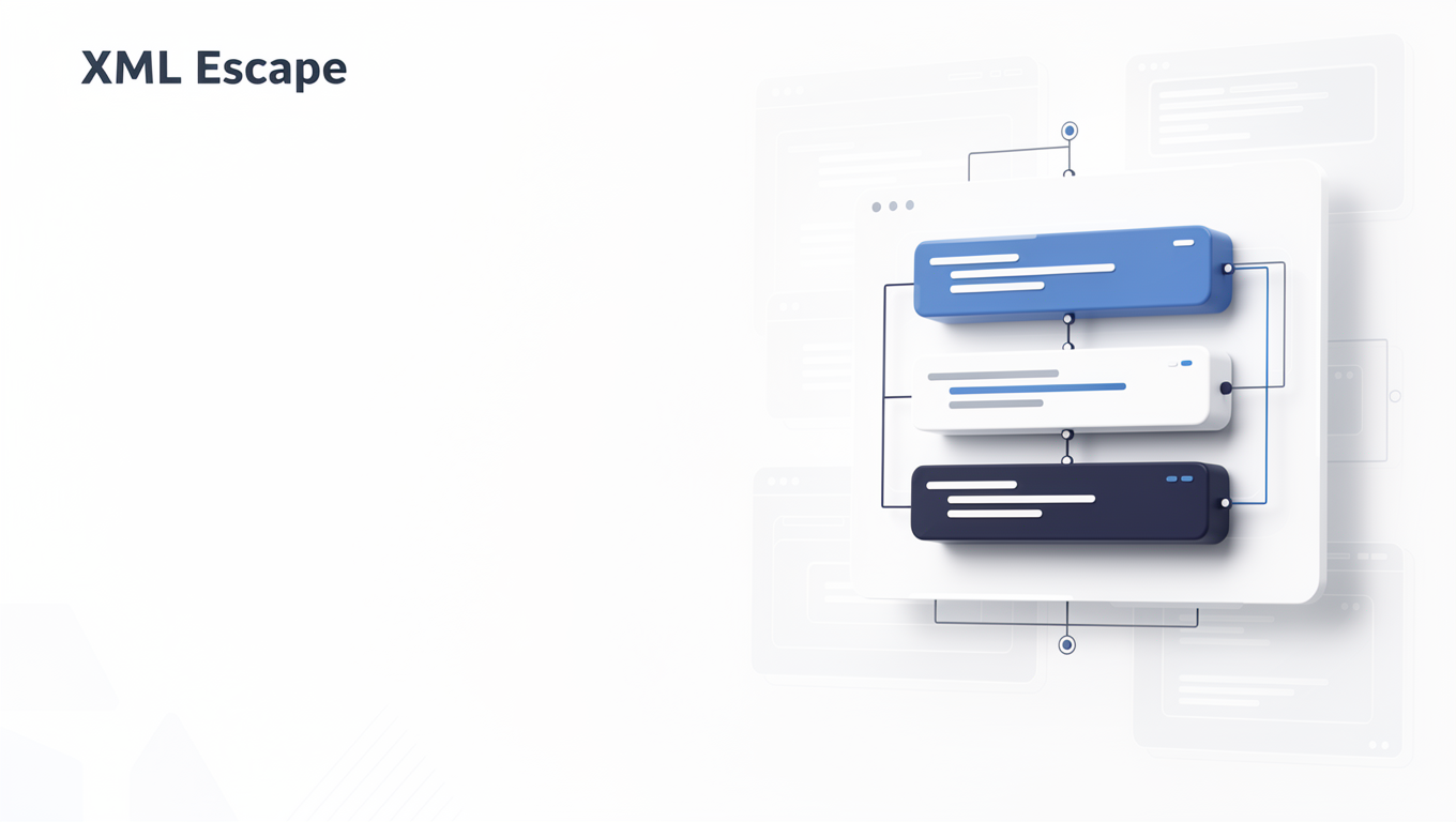 XML Escape preview