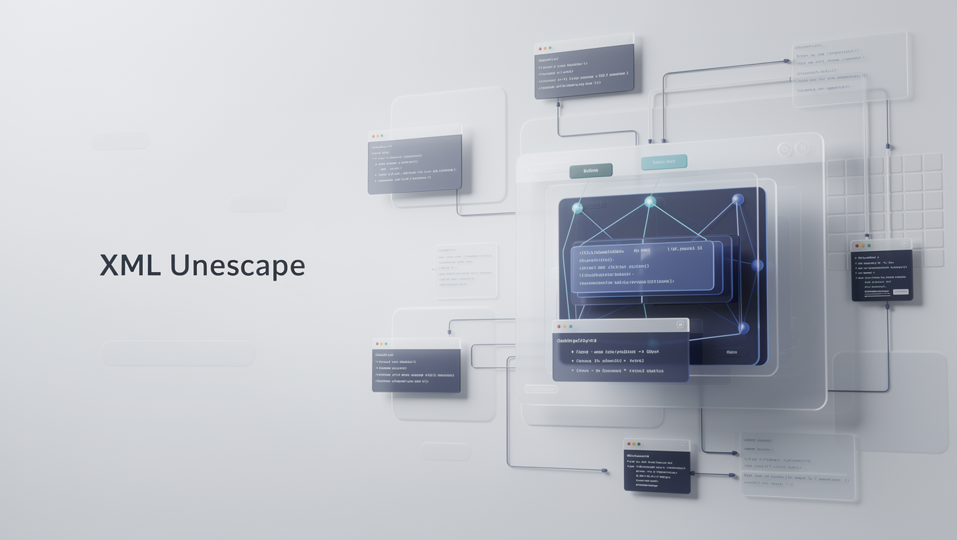 XML Unescape preview